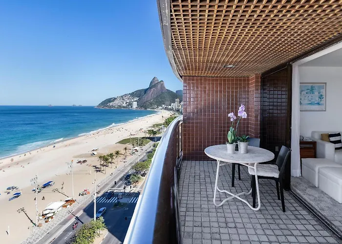 Apartamento Exclusivo à Beira-mar na Praia de Ipanema Rio de Janeiro
